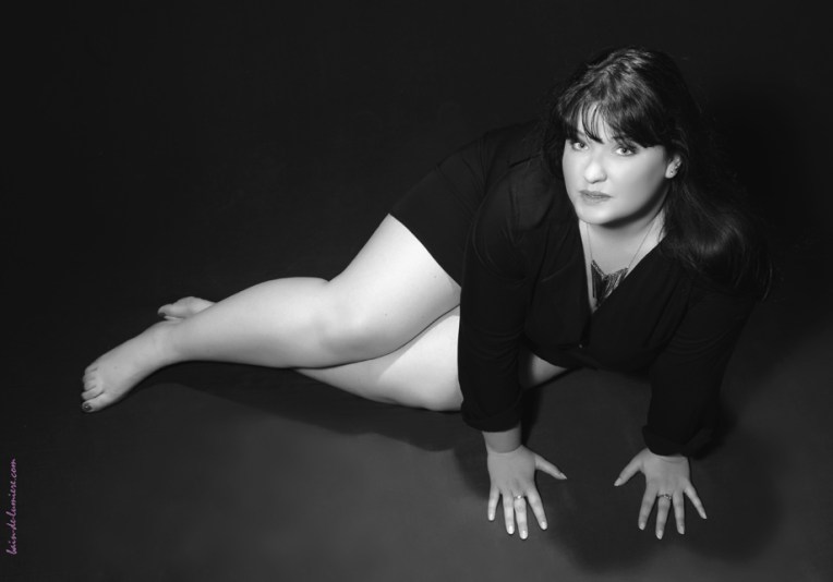 shooting photo fille ronde